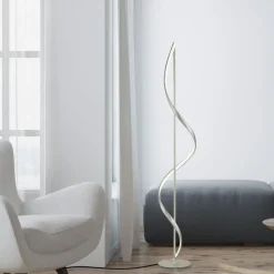 Paul Neuhaus LED Stehlampe Farbtemperaturwechsel 141 cm 24 W Silber< Wohnzimmerlampen|Metall Lampen