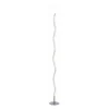 Wohnzimmerlampen|Metall Lampen*Just Light LED Stehlampe Metall in Stahl 120 cm 3000 K blendarm