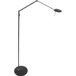 Steinhauer LED Stehlampe Modern Schwarz 185 cm beweglich dimmbar< Led Lampen|Stehlampen