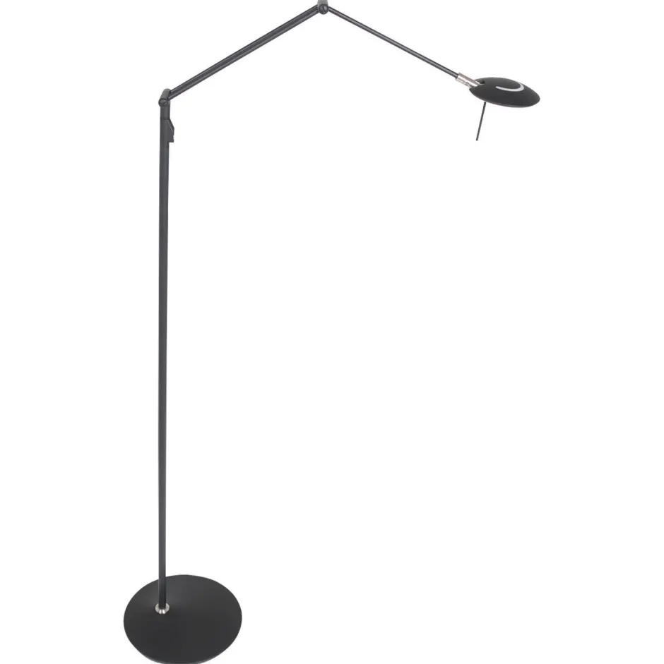 Steinhauer LED Stehlampe Modern Schwarz 185 cm beweglich dimmbar< Led Lampen|Stehlampen