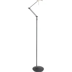 Steinhauer LED Stehlampe Modern Schwarz 185 cm beweglich dimmbar< Led Lampen|Stehlampen