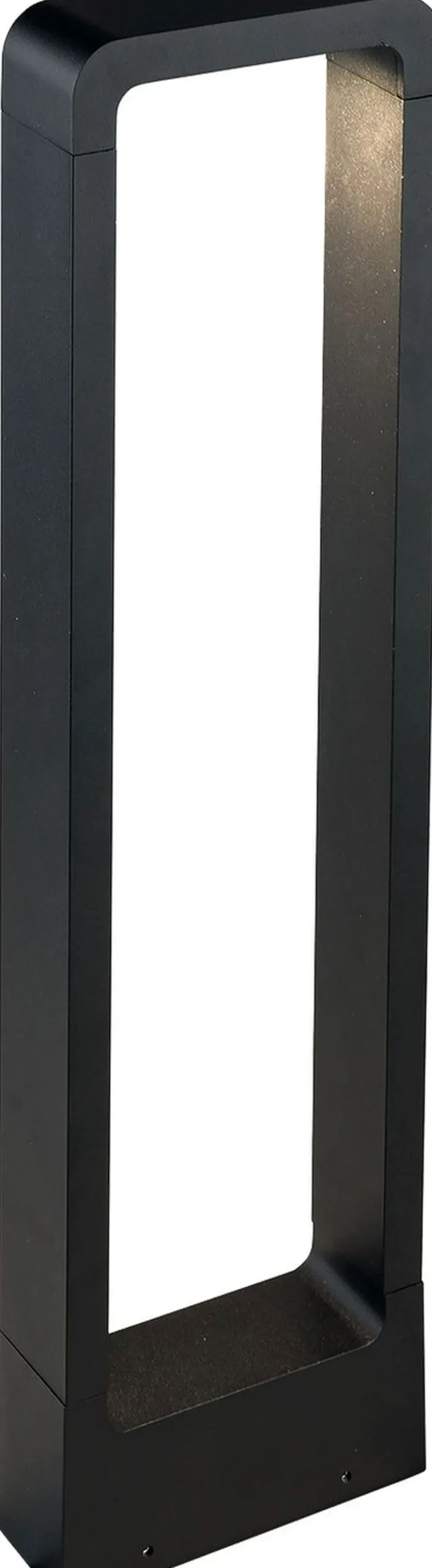 Moderne Außenleuchten|Moderne Lampen*Nowodvorski LED Stehlampe Schwarz Alu IP54 Licht ALESSIA