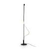 Led Lampen|Designerlampen*Maytoni LED Stehleuchte Aluminium 150 cm hoch Schwarz Weiß YARA