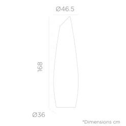 Metall Lampen|Dekolampen Außen*Newgarden LED Stehleuchte außen 170 cm IP65 6000 K mit Stecker Kabel