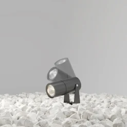 Moderne Außenleuchten|Wegeleuchten*Maytoni LED Stehleuchte außen mit Erdspieß Glas Aluminium IP65