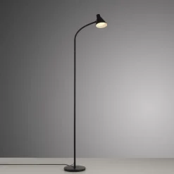 Just Light LED Stehleuchte Schwarz Metall 150 cm 3000 K flexibel< Led Lampen|Metall Lampen