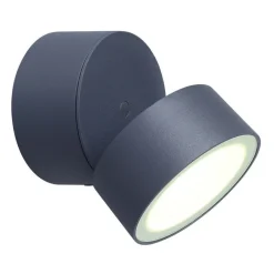 Metall Lampen|Led Außenleuchten*Eco-Light LED Strahler außen Aluminium verstellbar IP54 Anthrazit