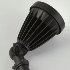 Metall Lampen|Led Außenleuchten*Searchlight LED Strahler Garten außen IP54 Schwarz 3000 K 757 lm Erdspieß