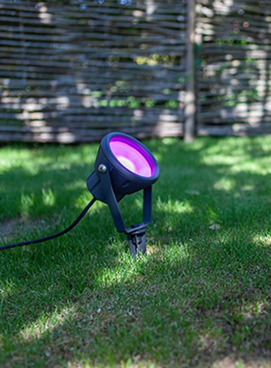 Eco-Light LED Strahler mit Erdspieß flexibel IP65 RGB dimmbar< Led Außenleuchten|Fassadenstrahler