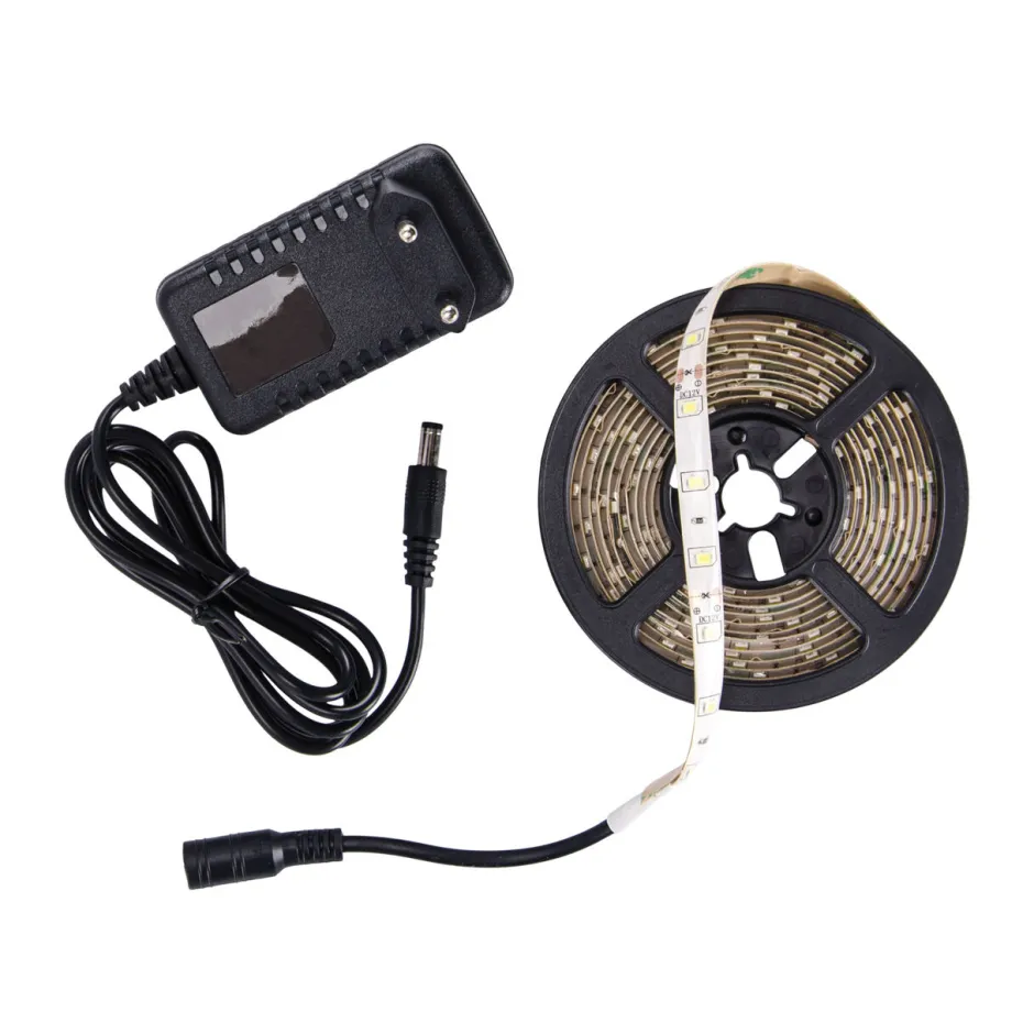 Led Lampen*Strühm LED Streifen IP65 Netzstecker 4100 K 3m selbstklebend
