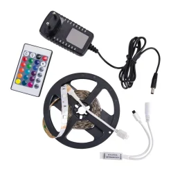 Strühm LED Strip RGB Farbwechsel Netzstecker Fernbedienung 3m< Led Lampen