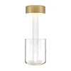 Led Lampen|Tischlampen*Maytoni LED Tischlampe Glas Dimmer Touch Ø 12 cm rund 34,8 cm
