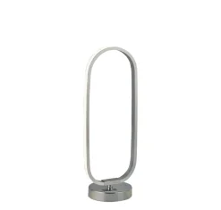 Searchlight LED Tischlampe in Chrom 33 cm 3000 K warmweißes Licht< Wohnzimmerlampen|Metall Lampen