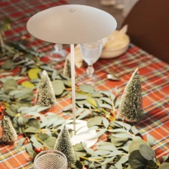 Newgarden LED Tischlampe kabellos Akku Touch H: 40 cm IP44 Weiß< Led Außenleuchten|Moderne Außenleuchten