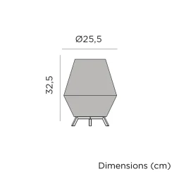 Metall Lampen|Moderne Außenleuchten*Newgarden LED Tischlampe kabellos Akku IP54 Dimmer Fernbedienung 32,5cm