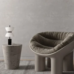 Led Lampen|Tischlampen*Maytoni LED Tischlampe Metall Glas 46 cm hoch rund 350 lm MARIA