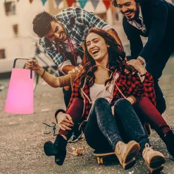 Metall Lampen|Led Außenleuchten*Newgarden LED Tischlampe mit Lautsprecher Dimmer Farbwechsel