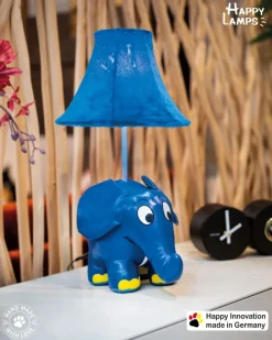 Wohnzimmerlampen|Kinderzimmerlampen*Happy Lamps LED Tischlampe Sendung mit der Maus Elefant 47 cm vegan