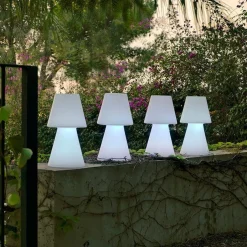 Newgarden LED Tischleuchte außen kabellos 45 cm Farbwechsel Dimmer IP65< Metall Lampen|Led Außenleuchten