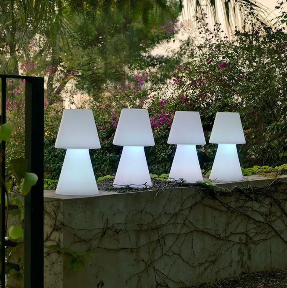 Newgarden LED Tischleuchte außen kabellos 45 cm Farbwechsel Dimmer IP65< Metall Lampen|Led Außenleuchten