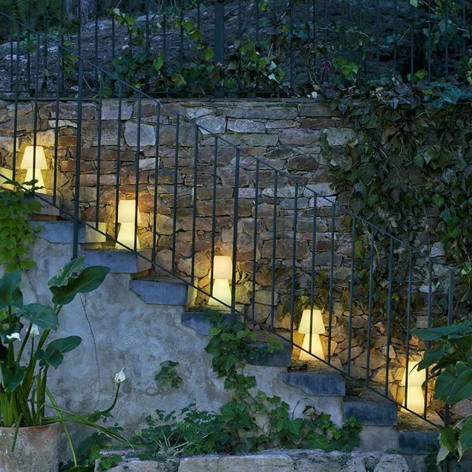 Newgarden LED Tischleuchte außen kabellos 45 cm Farbwechsel Dimmer IP65< Metall Lampen|Led Außenleuchten