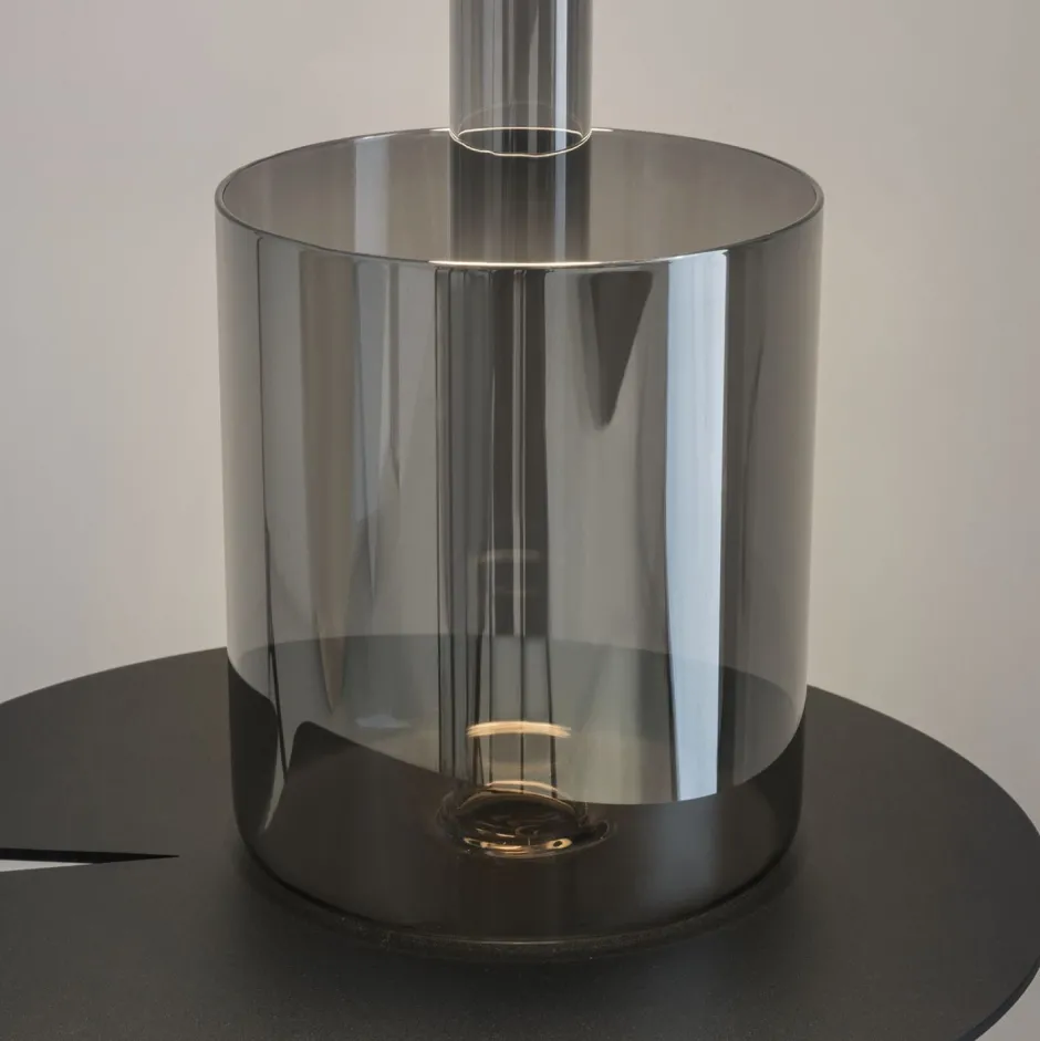 Led Lampen|Tischlampen*Maytoni LED Tischleuchte Glas mit Dimmer Touch Funktion 34,8 cm