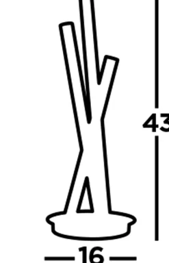 Wohnzimmerlampen|Metall Lampen*Searchlight LED Tischleuchte in Chrom 43 cm 192 lm 3000 K warmweiß