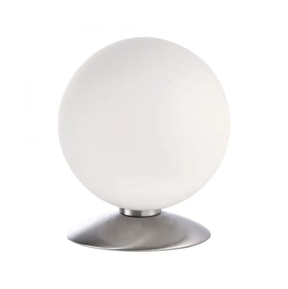 Paul Neuhaus LED Tischleuchte in Stahl Glaskugel 3 W 3000 K dimmbar< Wohnzimmerlampen|Schlafzimmer Lampen