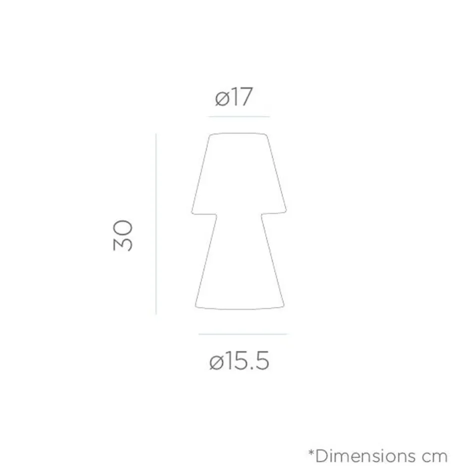 Newgarden LED Tischleuchte kabellos 30 cm Dimmer Farbwechsel IP65 außen< Metall Lampen|Led Außenleuchten