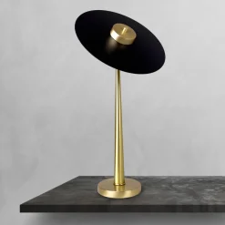 Led Lampen|Tischlampen*Giovanni Battista LED Tischleuchte Messing Eisen H: 53 cm 2700 K Modern