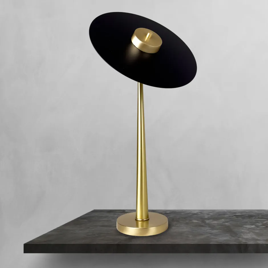 Led Lampen|Tischlampen*Giovanni Battista LED Tischleuchte Messing Eisen H: 53 cm 2700 K Modern