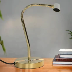 Trio Reality LED Tischleuchte Messing Matt< Led Lampen|Bürolampen