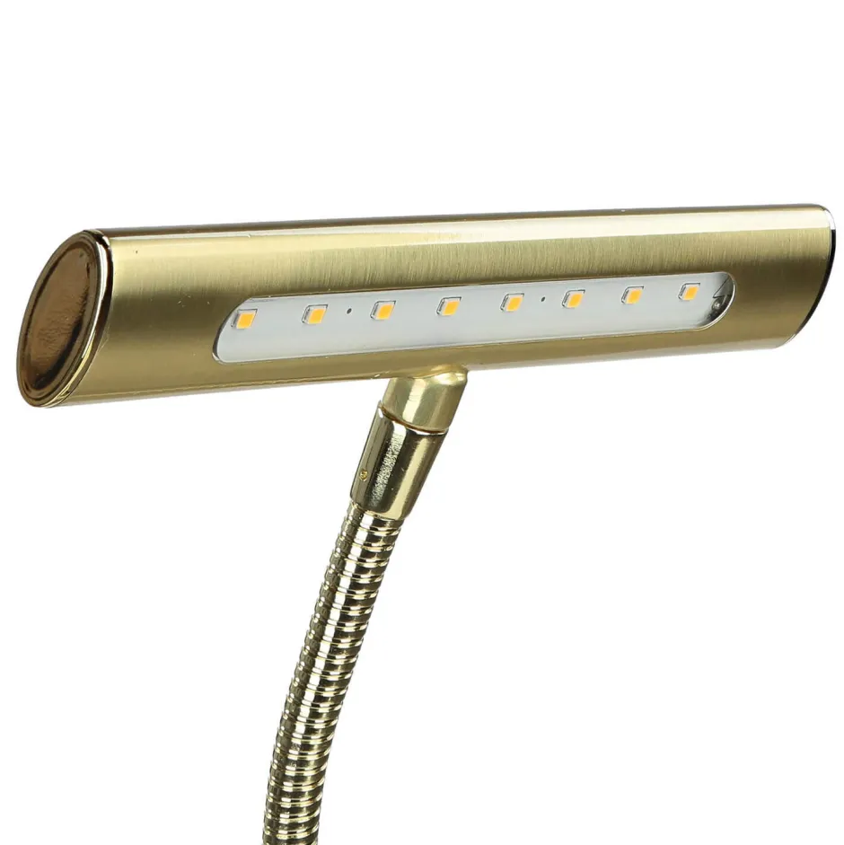 Trio Reality LED Tischleuchte Messing Matt< Led Lampen|Bürolampen