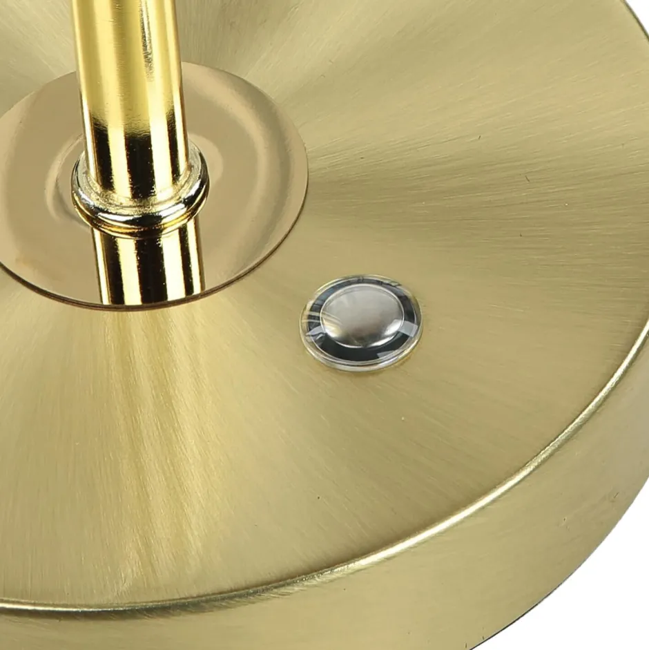 Trio Reality LED Tischleuchte Messing Matt< Led Lampen|Bürolampen