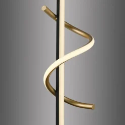 Just Light LED Tischleuchte Metall 3000 K 2100 lm Schwarz Messing< Led Lampen|Wohnzimmerlampen