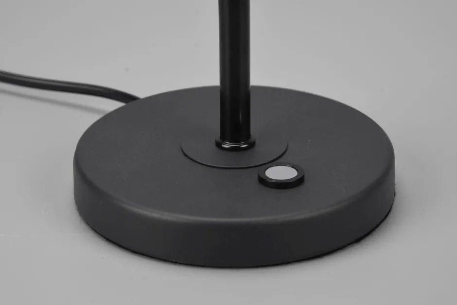 Trio Reality LED Tischleuchte Schwarz Touch Dimmer Metall 4 W 35 cm< Wohnzimmerlampen|Metall Lampen