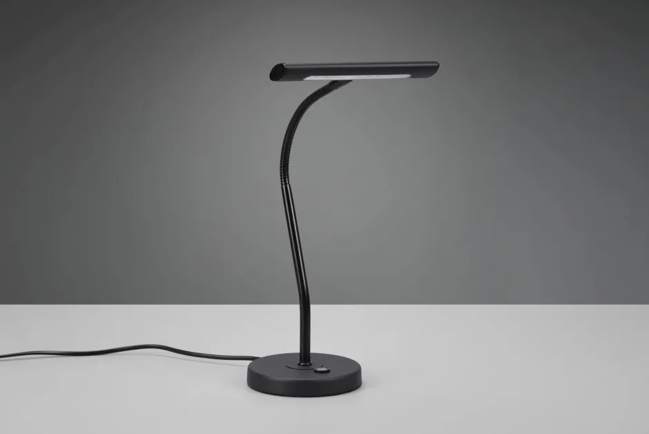 Trio Reality LED Tischleuchte Schwarz Touch Dimmer Metall 4 W 35 cm< Wohnzimmerlampen|Metall Lampen