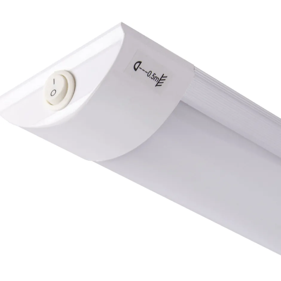 Strühm LED Unterbauleuchte mit Schalter B: 60 cm IP42 Weiß 4000 K< Led Lampen|Wandleuchten