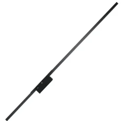 TK Lighting LED Wandlampe 3000 K Schwarz Metall flach lang 93 cm< Led Lampen|Wandleuchten