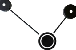 Eco-Light LED Wandlampe Aluminium dimmbar H:44 cm 3000 K Schwarz< Wohnzimmerlampen|Metall Lampen