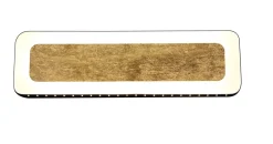 Eco-Light LED Wandlampe Aluminium Gold Schwarz 3000 K B:40 cm< Wohnzimmerlampen|Metall Lampen