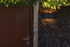 Metall Lampen|Led Außenleuchten*Eco-Light LED Wandlampe Aluminium Schwarz 3000 K IP54 Up Down