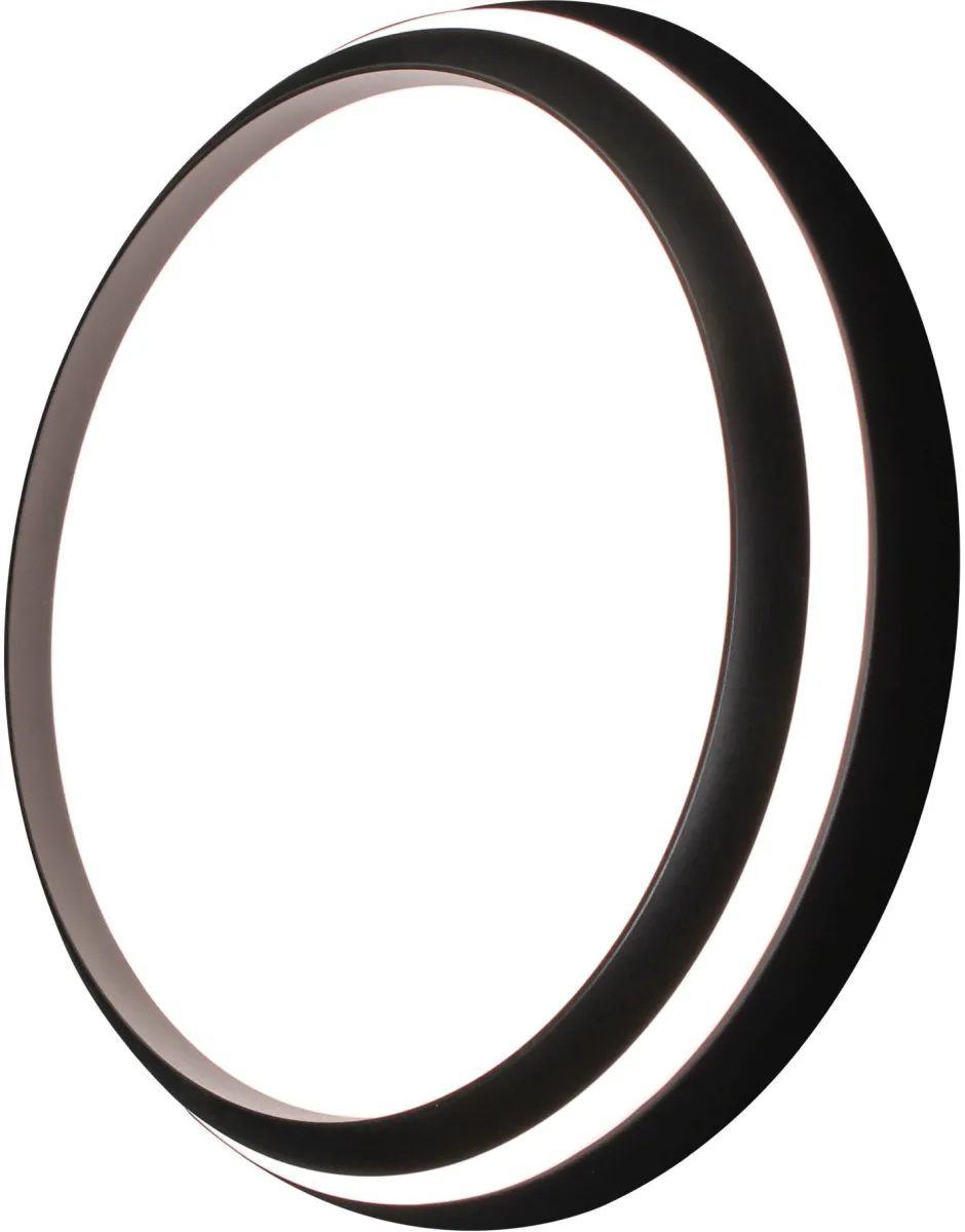 Eco-Light LED Wandlampe Aluminium Schwarz RGB Bluetooth Ø35 cm< Wohnzimmerlampen|Metall Lampen