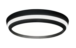 Eco-Light LED Wandlampe Aluminium Schwarz RGB Bluetooth Ø35 cm< Wohnzimmerlampen|Metall Lampen