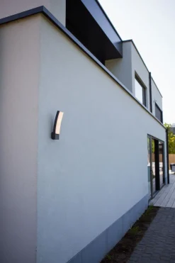 Eco-Light LED Wandlampe Anthrazit H:31,1 cm 1200 lm IP54 dimmbar< Metall Lampen|Led Außenleuchten