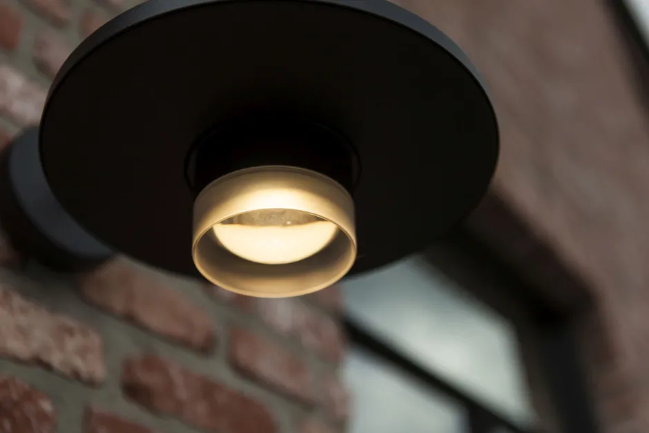 Metall Lampen|Led Außenleuchten*Eco-Light LED Wandlampe außen Aluminium B:24 cm 7 W IP54 Schwarz