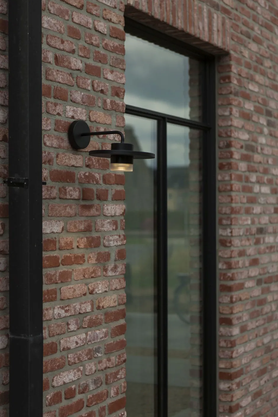 Metall Lampen|Led Außenleuchten*Eco-Light LED Wandlampe außen Aluminium B:24 cm 7 W IP54 Schwarz