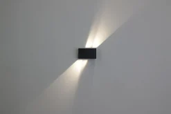 Led Außenleuchten|Fassadenstrahler*Eco-Light LED Wandlampe außen Aluminium Up Down IP54 B:17,3 cm