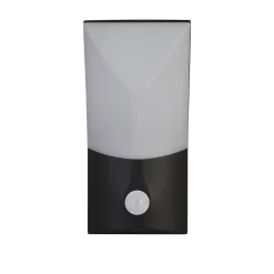 Searchlight LED Wandlampe außen Bewegungssensor IP54 Schwarz Weiß< Led Außenleuchten|Moderne Außenleuchten