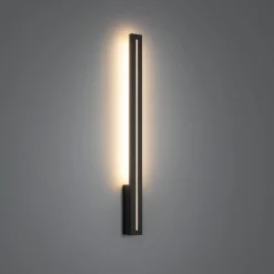 TK Lighting LED Wandlampe Außen Metall Grau IP65 H:61 cm indirekt< Metall Lampen|Feuchtraumleuchten